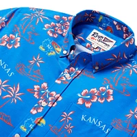 Chemise boutonnée classique pour homme Reyn Spooner Blue Kansas Jayhawks