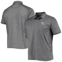 Men's Tommy Bahama Gray Kansas Jayhawks Delray IslandZone Polo