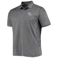 Men's Tommy Bahama Gray Kansas Jayhawks Delray IslandZone Polo