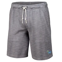 Men's Tommy Bahama Gray Kansas Jayhawks Tobago Bay Tri-Blend Shorts