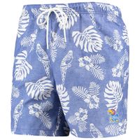 Men's Tommy Bahama Royal Kansas Jayhawks Naples Parrot Paradise Swim Shorts