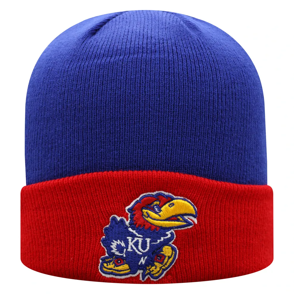 Top of The World Men's Kansas Jayhawks Blue Reflex Stretch Fit Hat