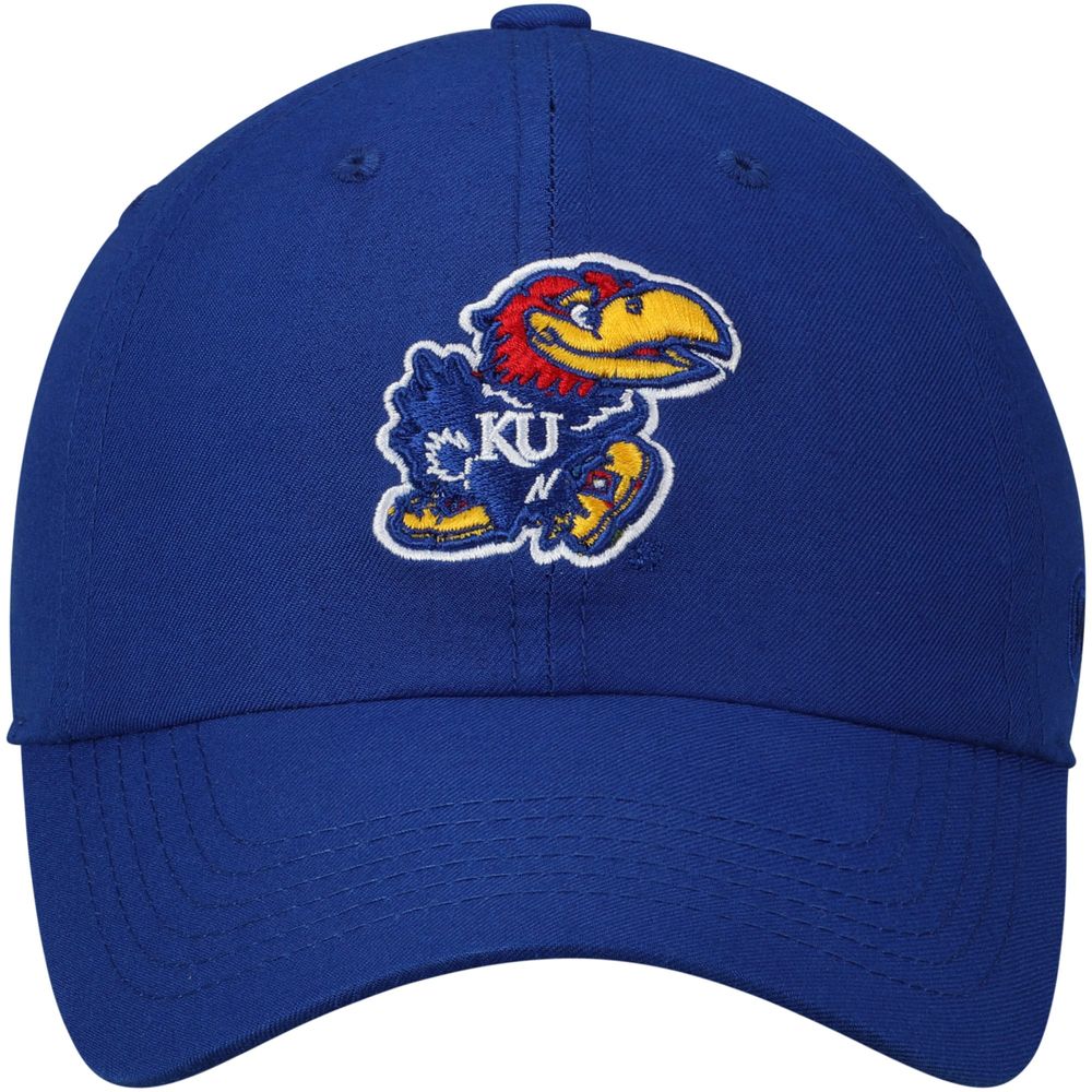 Men's Top of the World Royal Kansas Jayhawks Staple Adjustable Hat