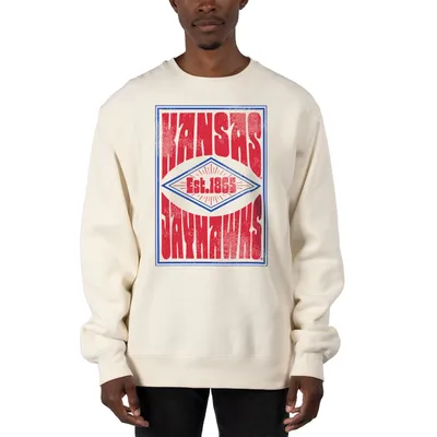 Kansas Jayhawks Uscape Apparel Premium Heavyweight Pullover Sweatshirt