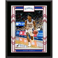 Ochai Agbaji Kansas Jayhawks 10.5" x 13" Sublimated Player Plaque