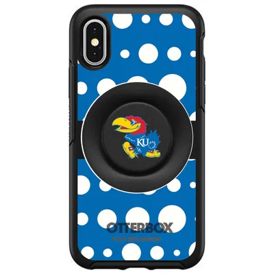 Kansas Jayhawks OtterBox Otter+Pop PopSocket Symmetry iPhone Case