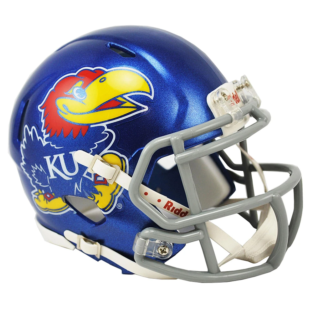 Riddell Kansas Jayhawks Revolution Speed ​​Mini casque de football