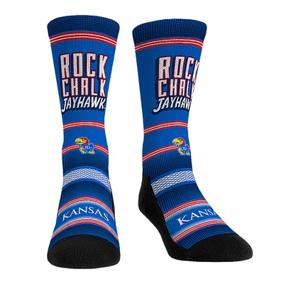 Rock Em Socks Kansas Jayhawks Team Slogan Crew