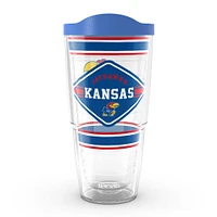 Tervis Kansas Jayhawks 24oz. Premier gobelet classique à cordes