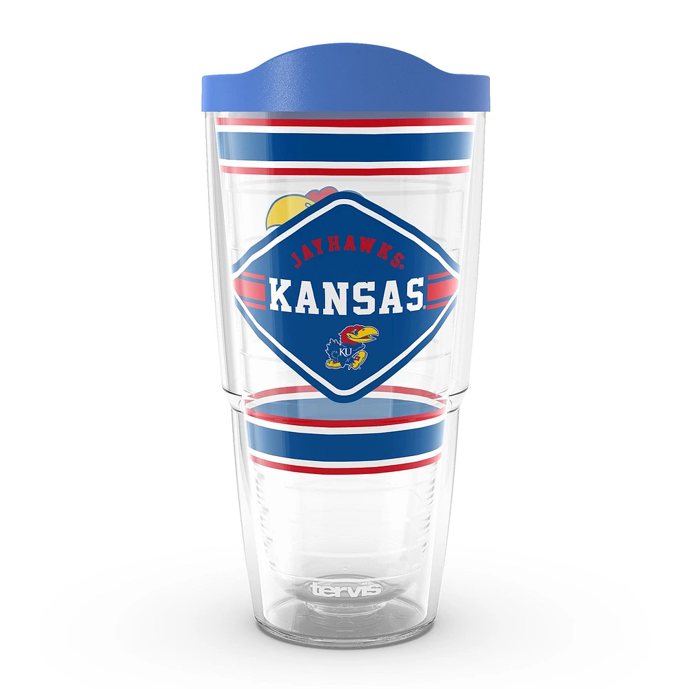 Tervis Kansas Jayhawks 24oz. Premier gobelet classique à cordes