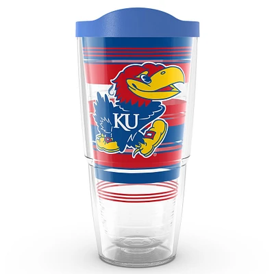 Tervis Kansas Jayhawks 24 oz. Gobelet classique à rayures Hype