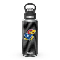 Tervis Kansas Jayhawks 32oz. Carbon Fiber Wide Mouth Water Bottle