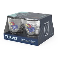 Tervis Kansas Jayhawks, paquet de 4, 12 oz. Ensemble de gobelets emblème