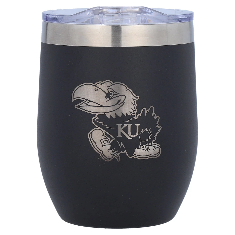 The Memory Company Kansas Jayhawks 16oz. Stainless Steel Stemless Tumbler