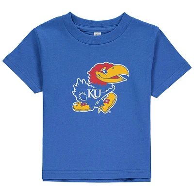 T-shirt à gros logo Royal Kansas Jayhawks pour tout-petit