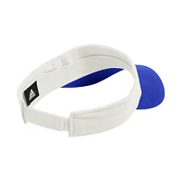 Visière ajustable unisexe blanche adidas Kansas Jayhawks Dugout