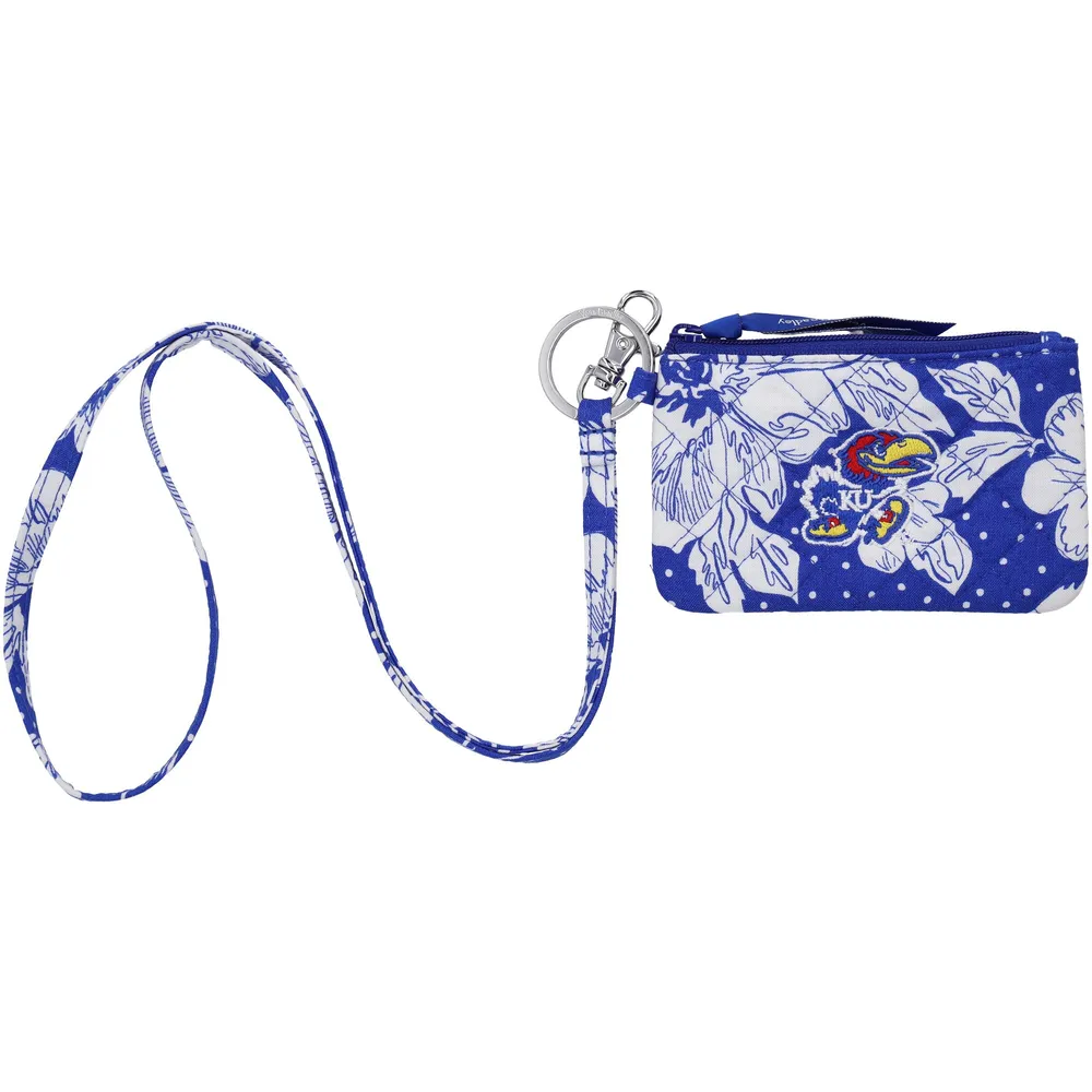 Lids Kansas Jayhawks Vera Bradley Rain Garden Zip ID Lanyard