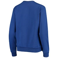Women's Colosseum Royal Kansas Jayhawks Campanile Pullover Sweatshirt