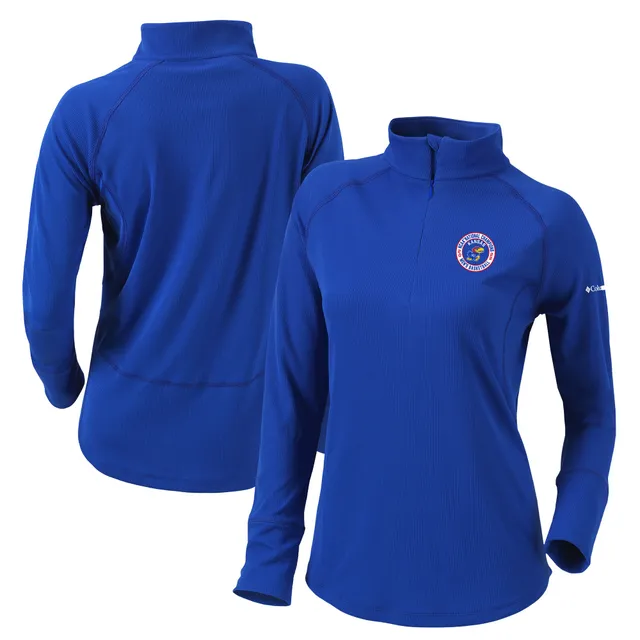 Men's Chicago Cubs Columbia Royal Omni-Wick Polo