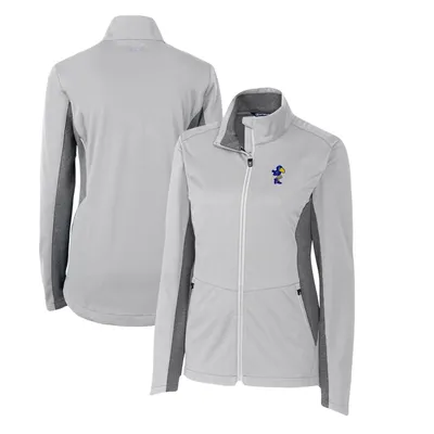 Kansas Jayhawks Cutter & Buck Women's Vault Navigate Softshell Full-Zip Jacket