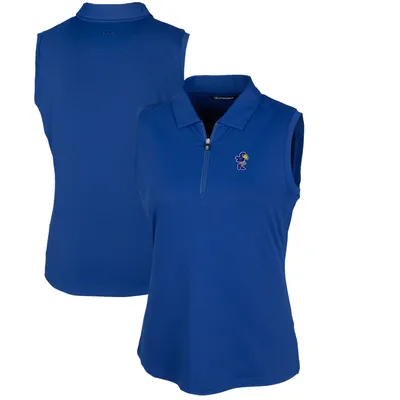 Kansas Jayhawks Cutter & Buck Women's Forge Stretch Sleeveless Polo