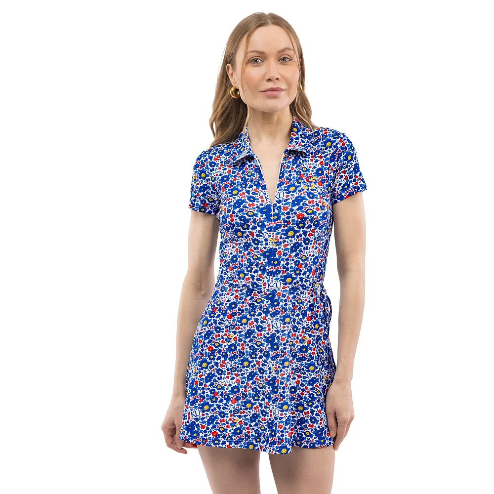 Robe Tailgate Ivy pour femme de Smith & Quinn Royal/White Kansas Jayhawks