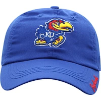 Chapeau ajustable Top of the World Royal Kansas Jayhawks pour femmes