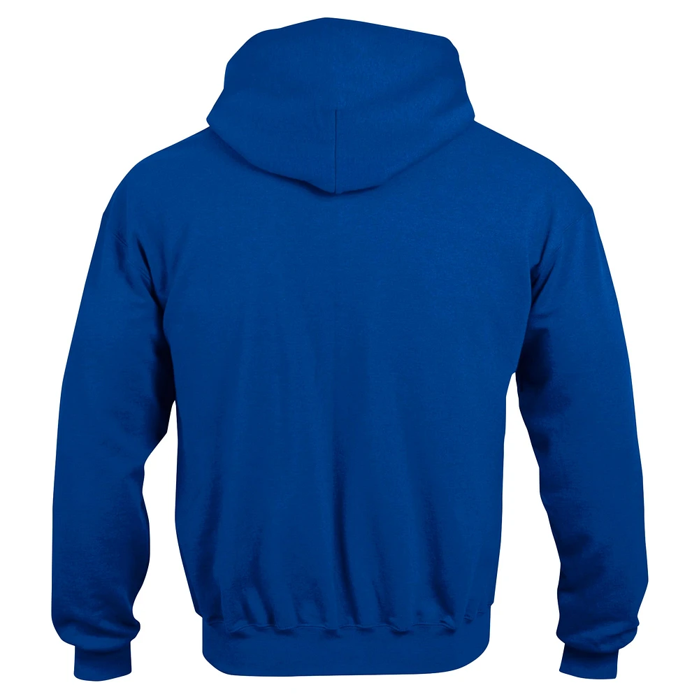 Youth Champion Royal Kansas Jayhawks Campus Pullover Hoodie