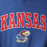 Youth Colosseum Royal Kansas Jayhawks 2-Hit Team Pullover Hoodie