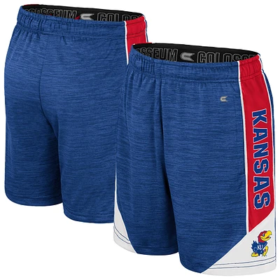 Short de sport pour jeunes Colosseum Royal Kansas Jayhawks