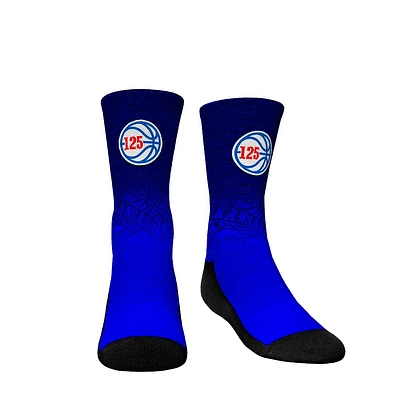 Youth Rock Em Chaussettes Kansas Jayhawks 125th Season Lines Basketball Crew Chaussettes