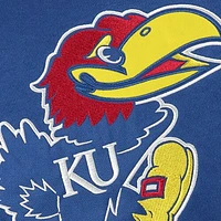 Sweat à capuche avec grand logo des Royal Kansas Jayhawks de Stadium Athletic pour jeunes