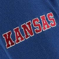 Sweat à capuche avec grand logo des Royal Kansas Jayhawks de Stadium Athletic pour jeunes