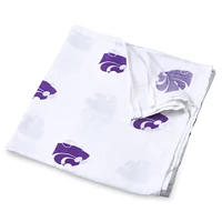 Infant Three Little Anchors White Kansas State Wildcats 47'' x 47'' Muslin Swaddle Blanket
