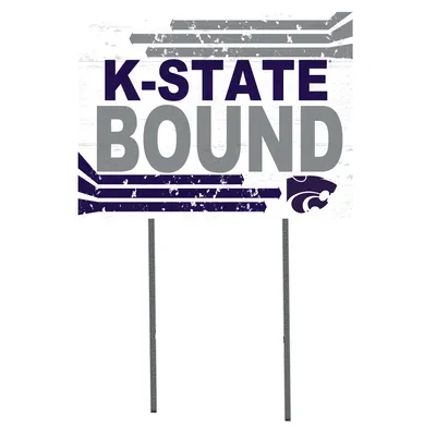 Kansas State Wildcats 18'' x 24'' Bound Yard Sign