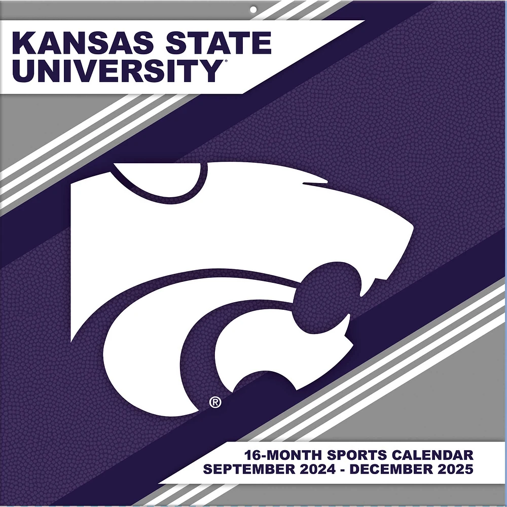 Calendrier mural de l'équipe des Kansas State Wildcats 2024-2025 12" x 12"