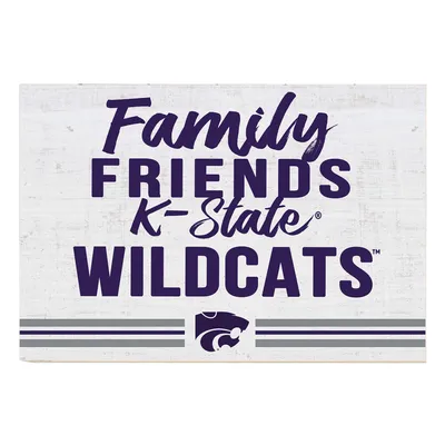 Kansas State Wildcats 24'' x 34'' Friends Family Wall Art
