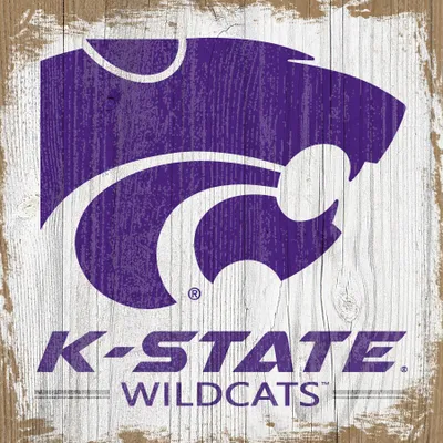 Kansas State Wildcats 6'' x 6'' Team Logo Block