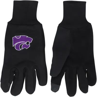 Kansas State Wildcats McArthur Team Logo Touch Gloves - Black