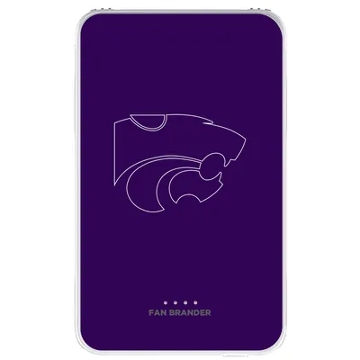 Kansas State Wildcats Solid Design 10,000 mAh Portable Power Pack