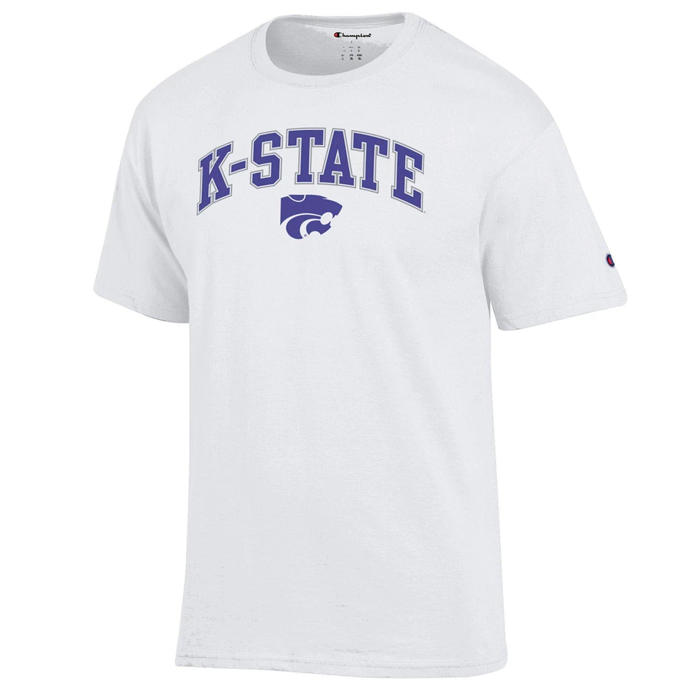 Men's Champion Kansas State Wildcats Arch Over Logo T-Shirt