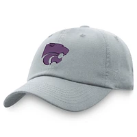 Casquette ajustable Top of the World grise Kansas State Wildcats pour homme