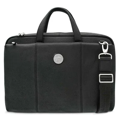 Kansas State Wildcats Leather Briefcase - Black