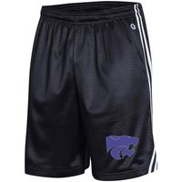 Men's Champion Black Kansas State Wildcats Team Lacrosse Shorts