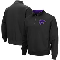 Men's Colosseum Kansas State Wildcats Tortugas Logo Quarter-Zip Jacket