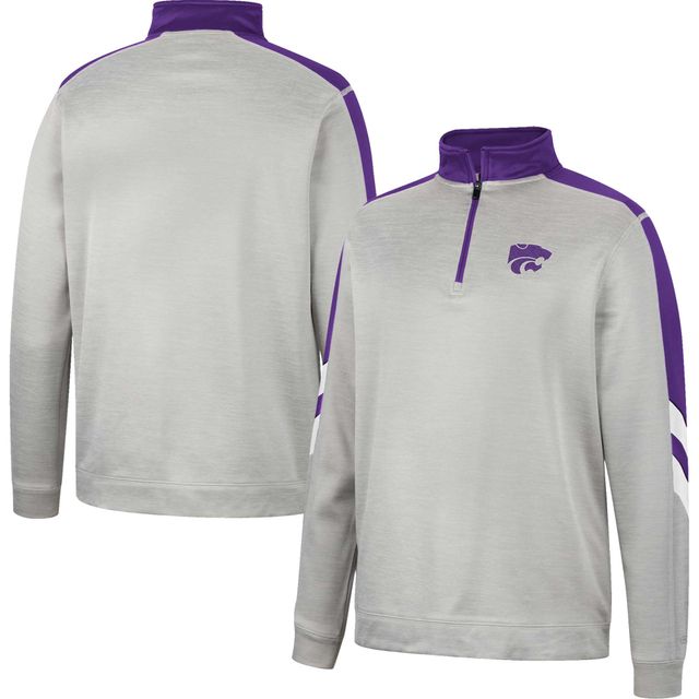 Veste en polaire Bushwood Wildcats Colosseum pour homme, gris/violet Colosseum,