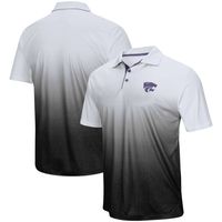 Men's Colosseum Gray Kansas State Wildcats Magic Team Logo Polo