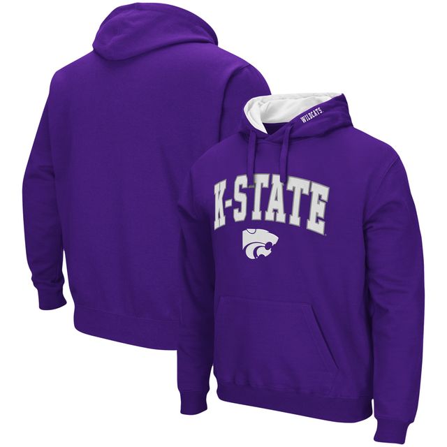 Sweat à capuche Colosseum Kansas State Wildcats Arch & Logo 3.0 pour homme