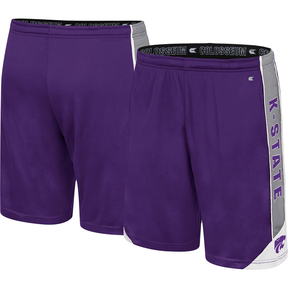 Men's Colosseum Purple Kansas State Wildcats Haller Shorts