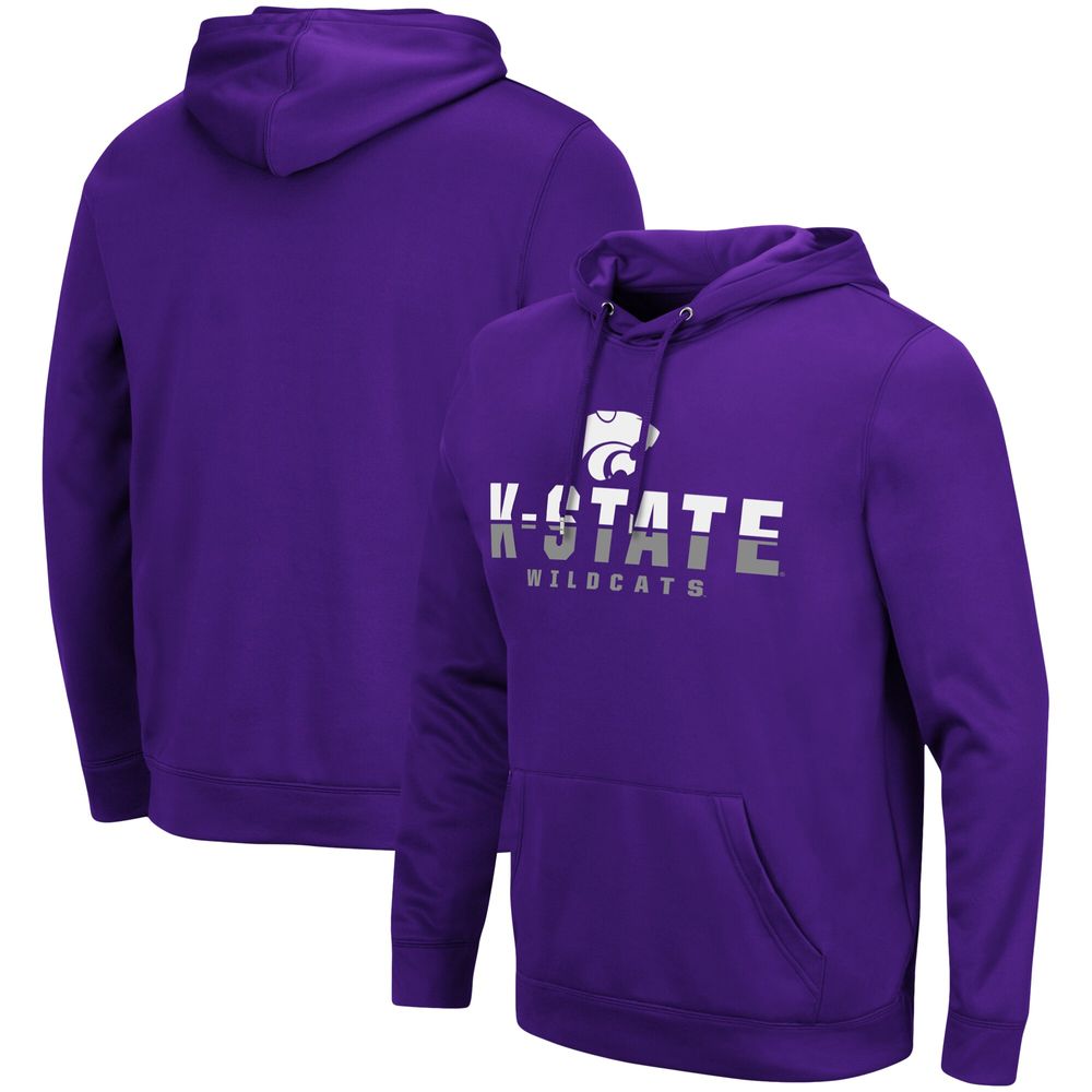 Men's Colosseum Purple Kansas State Wildcats Lantern Pullover Hoodie